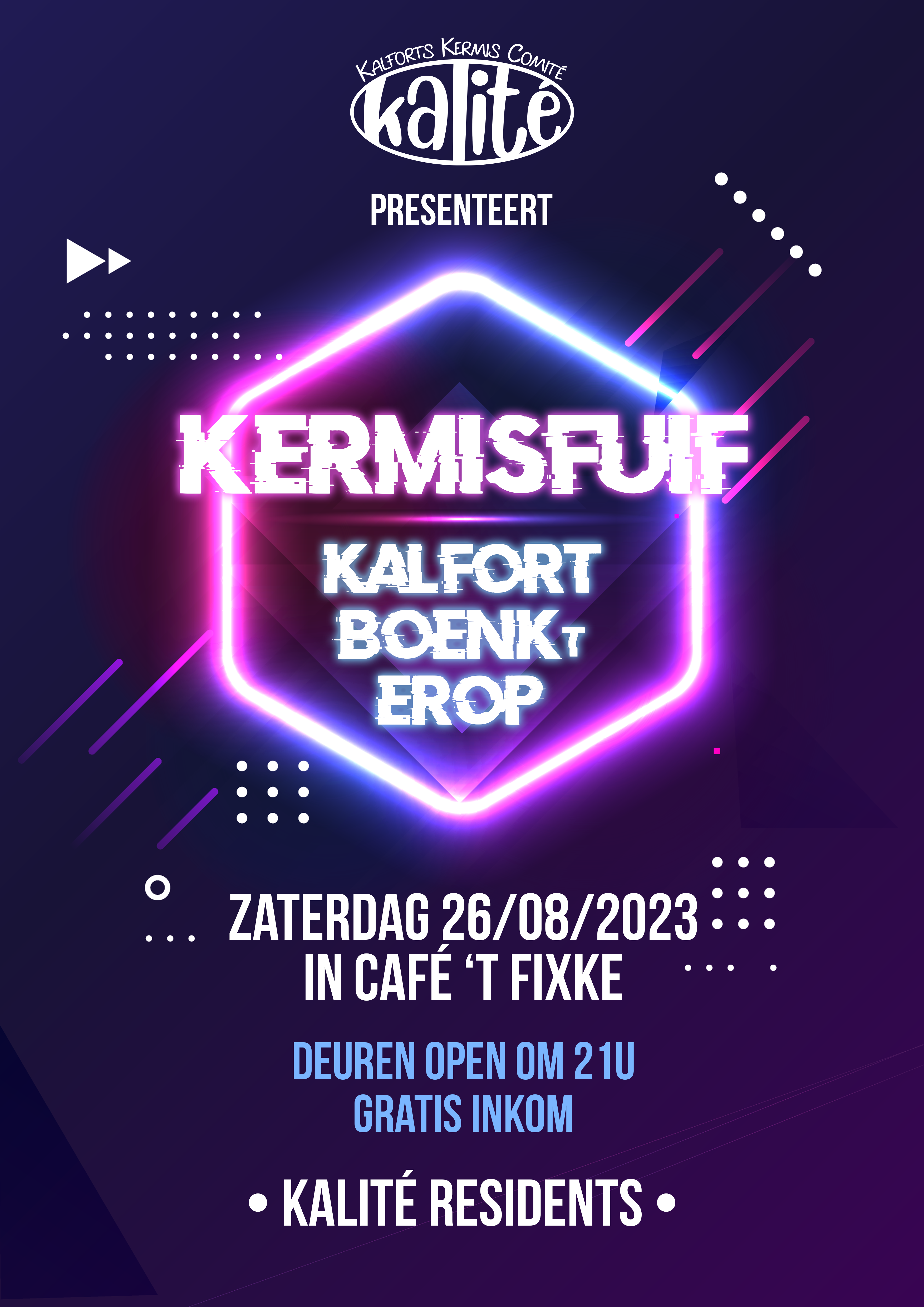 Affiche Kermisfuif V3